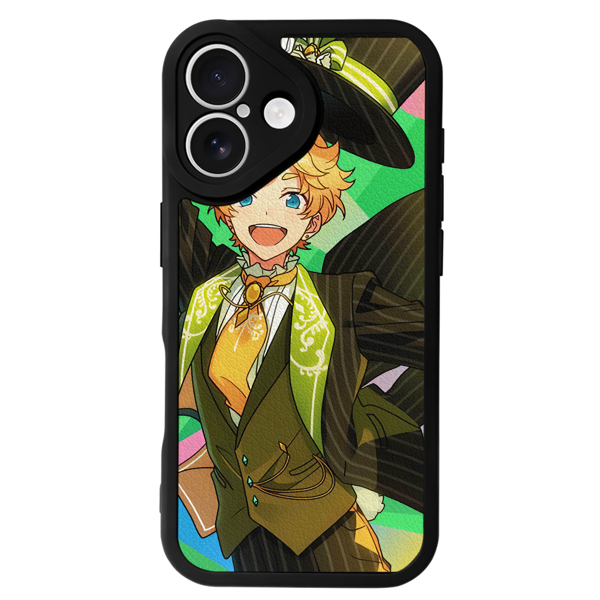 （画像用） あんさんぶるスターズ! Ensemble Stars 【iPhone 16シリーズ対応】シリコンスマホケース（レザー調） 材質：シリコン